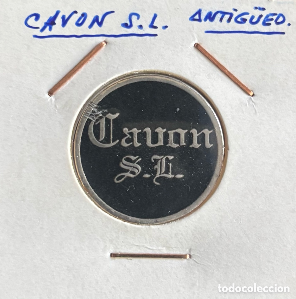Monedas locales: Ficha publicidad. Cavun S L . M&aacute;laga