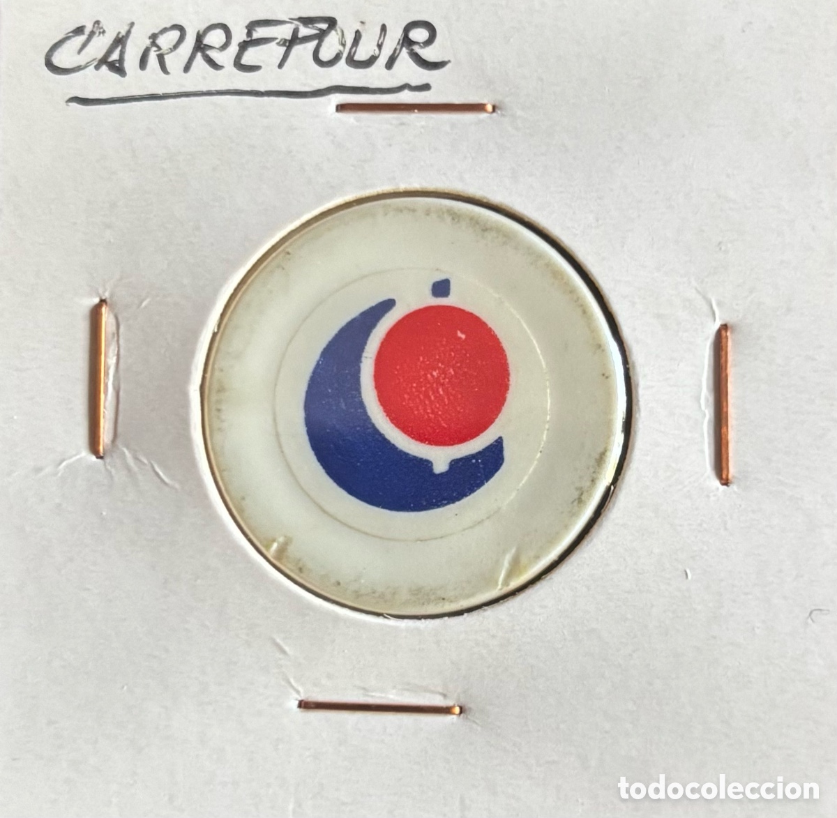 Monedas locales: Ficha publicidad. Carrefour