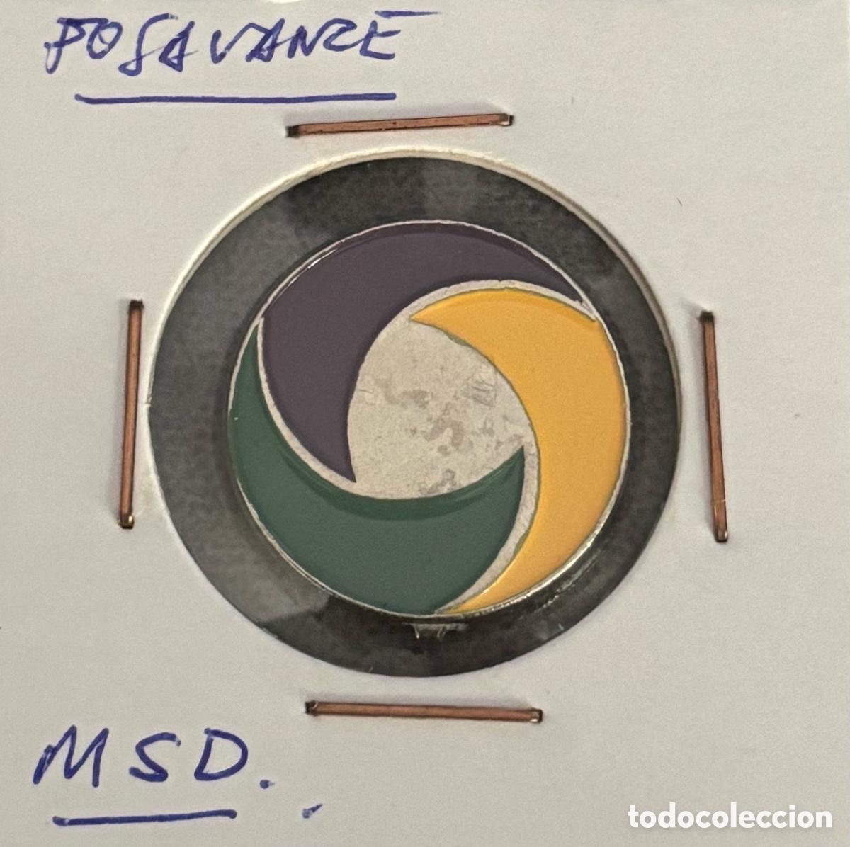 Monedas locales: Ficha publicidad. Laboratorio MSD. Fosavance