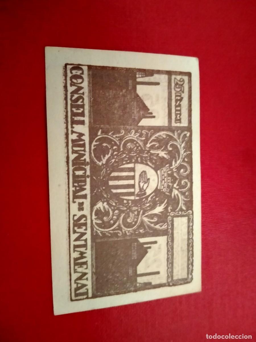 Monedas locales: billete de sentmenat concallet - Foto 2