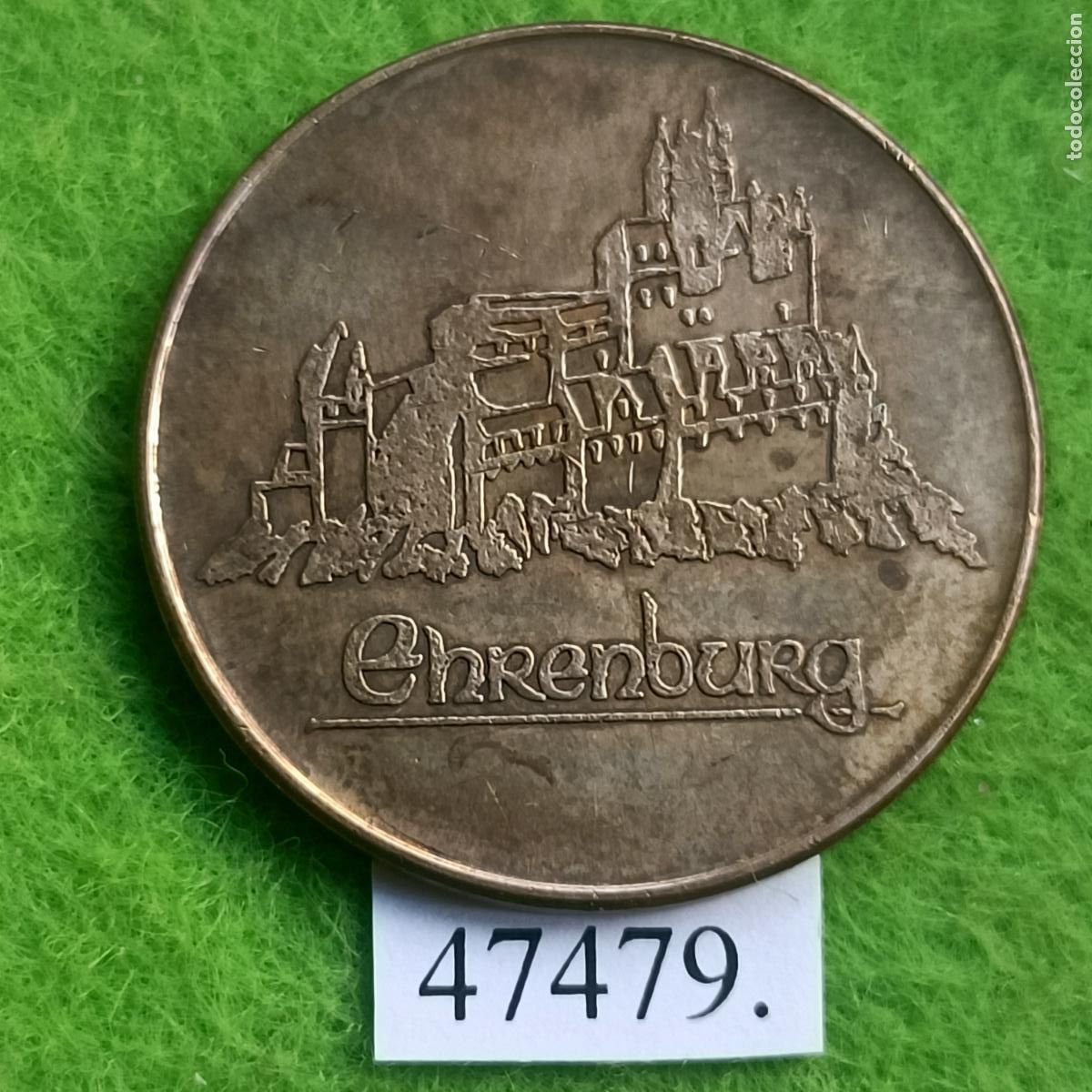 Monedas locales: ficha Alemania, Coburg, Juegos recreativos, 5, Ehrenburg, token, jet&oacute;n