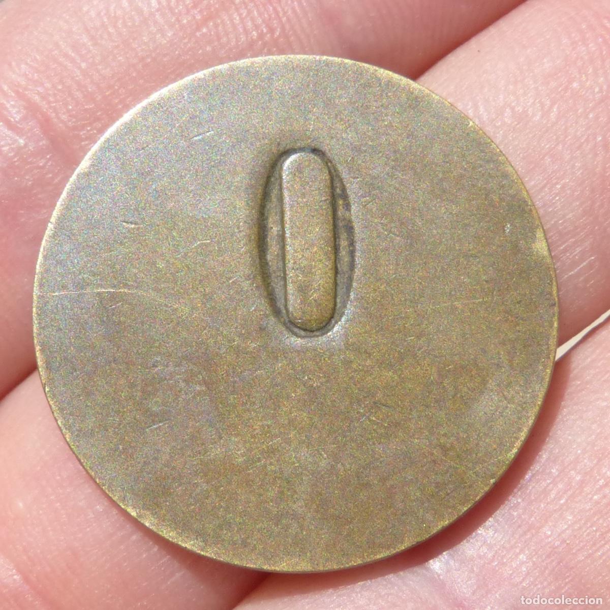 Monedas locales: Antigua ficha o moneda provisional O S, proveniente de Gata de Gorgos. 7,78gr, 30mm.