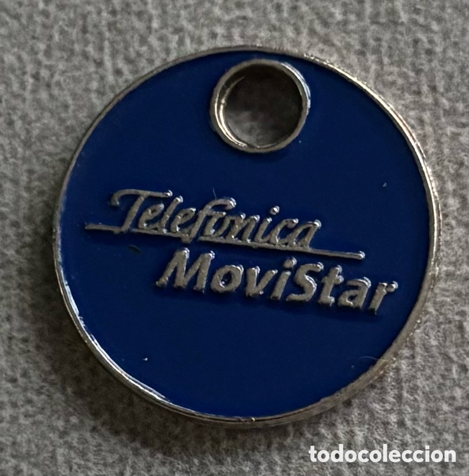 Monedas locales: Ficha publicidad. Telefonica. Movistar
