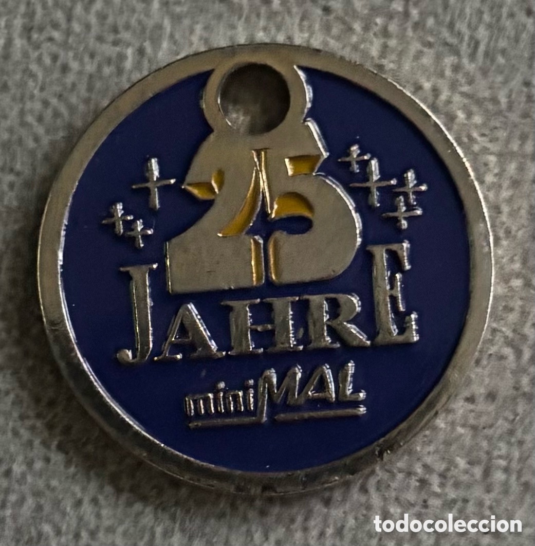 Monedas locales: Ficha publicidad. Jahre. 25