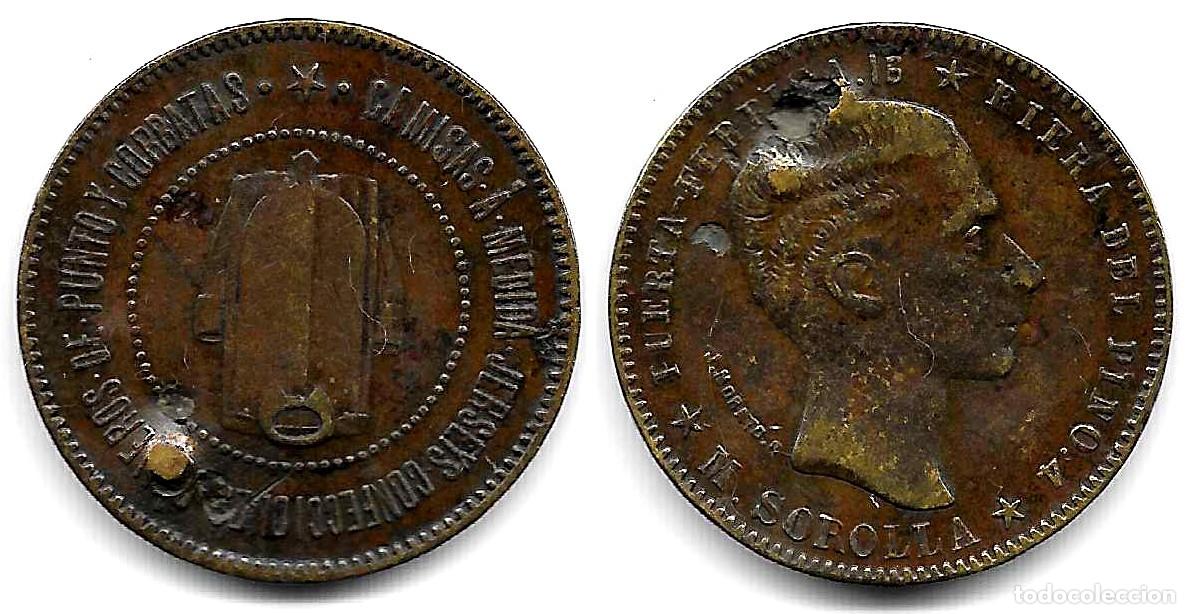 Monedas locales: FICHA M. SOROLLA. CONFECCIONES - Foto 1