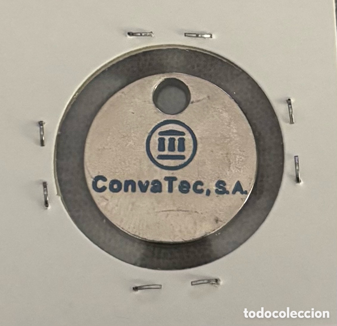 Monedas locales: Ficha publicidad. Combiderm. Convatec. - Foto 2