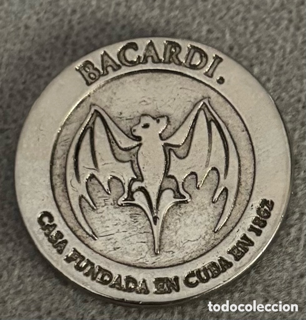 Monedas locales: Ficha publicidad. Bacardi. Fundada en Cuba 1862