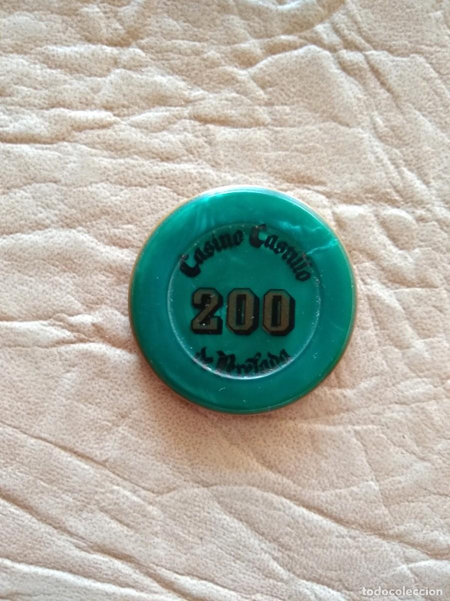 Monedas locales: ficha casino castillo de Perelada 200
