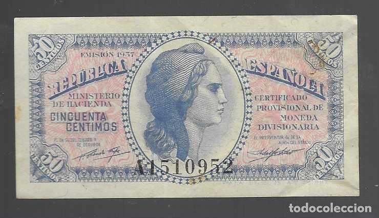 Monedas locales: REPUBLICA ESPA&Ntilde;OLA- 50 CTS.-- VER FOTOS