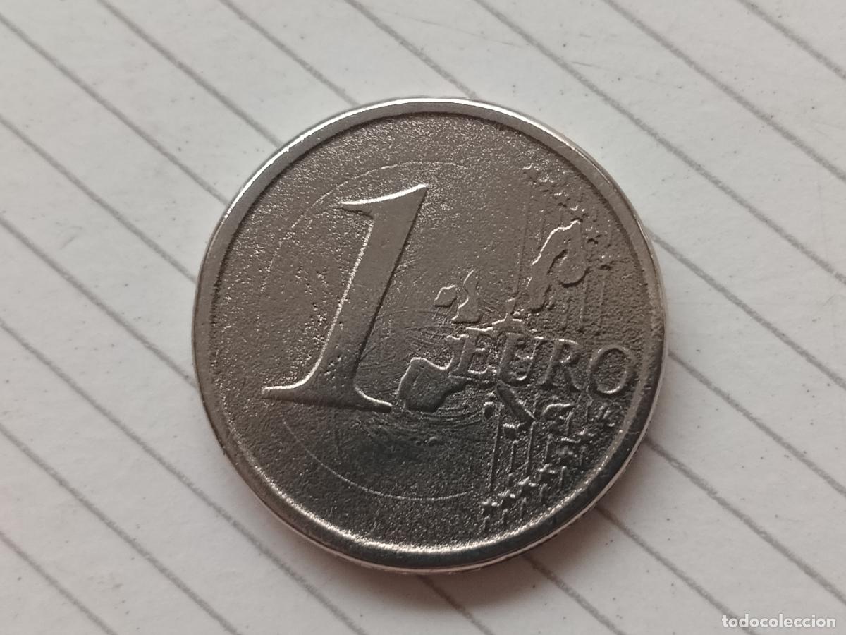 Moedas locais: 1 Euro de metal blanco