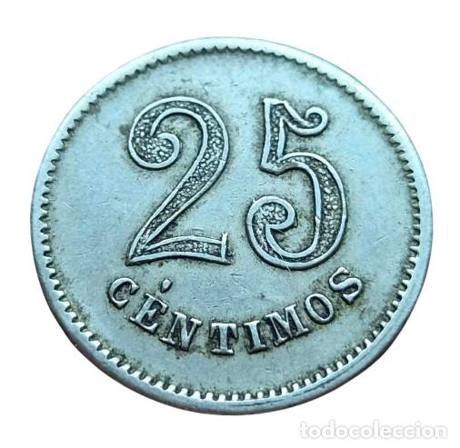 Monedas locales: Ficha Cooperativa. MATAR&Oacute;. 25 c&eacute;ntimos. COOPERATIVA PROTECTORA MATARONENSE MARESME