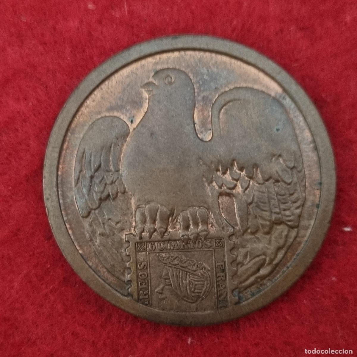 Moedas locais: FICHA MEDALLA FNMT REAL CASA DE LA MONEDA A&Ntilde;O 2000 SELLOS ORIGINAL C11