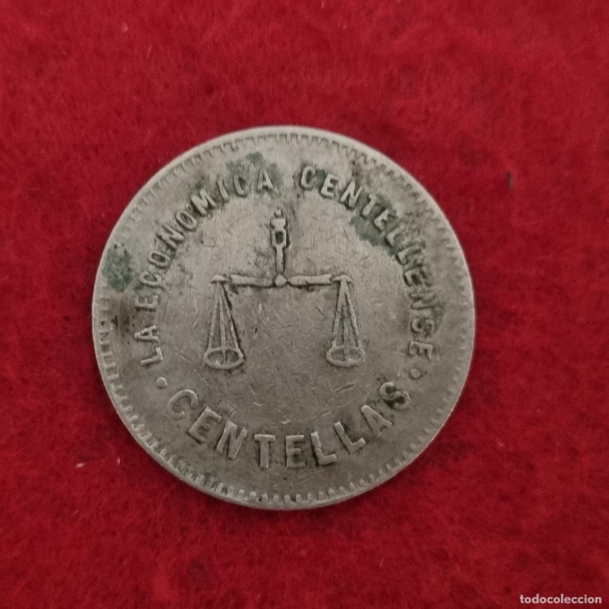 Local Coins: FICHA 1 PESETA LA ECONOMICA CENTELLENSE CENTELLAS ORIGINAL C11