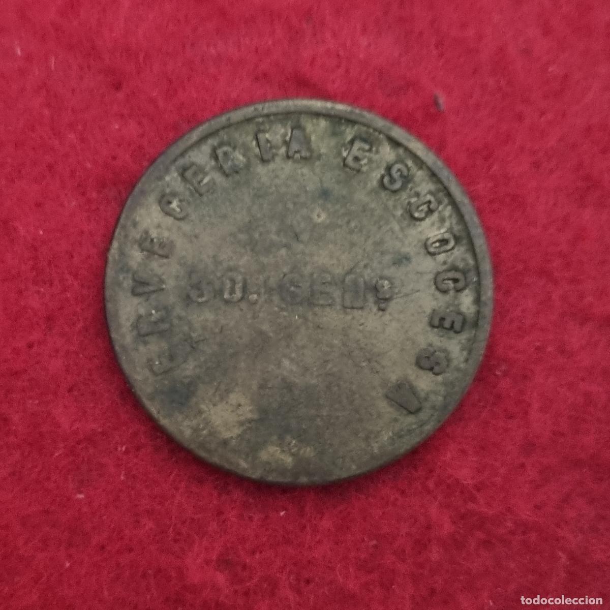 Monedas locales: FICHA PUBLICIDAD CERVEZA CERVECERIA ESCOCESA VALOR 30 CENTIMOS ORIGINAL C11