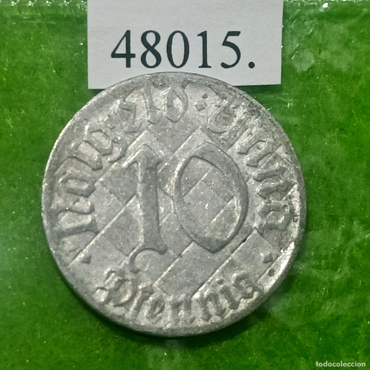 Monedas locales: Ficha Anna , Alemania, 10 pfennig 1920, token, jet&oacute;n
