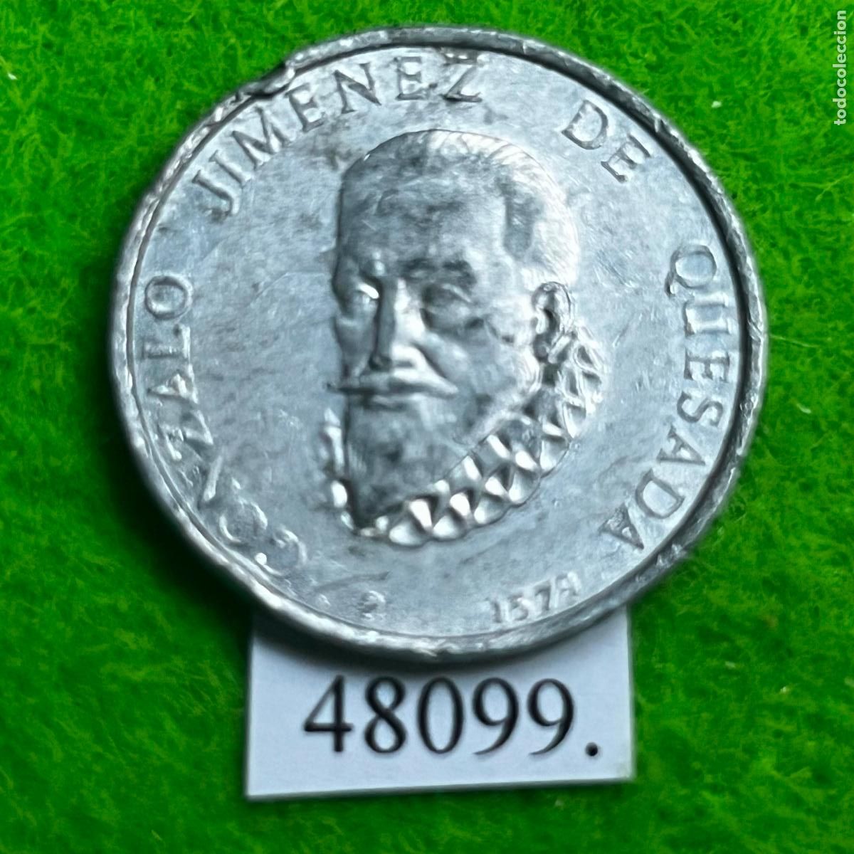 Monedas locales: FICHA , MEDALLA , Gonzalo Jim&eacute;nez de Quesada, CONQUISTADOR Y EXPLORADOR ESPA&Ntilde;OL, TOKEN, JETON