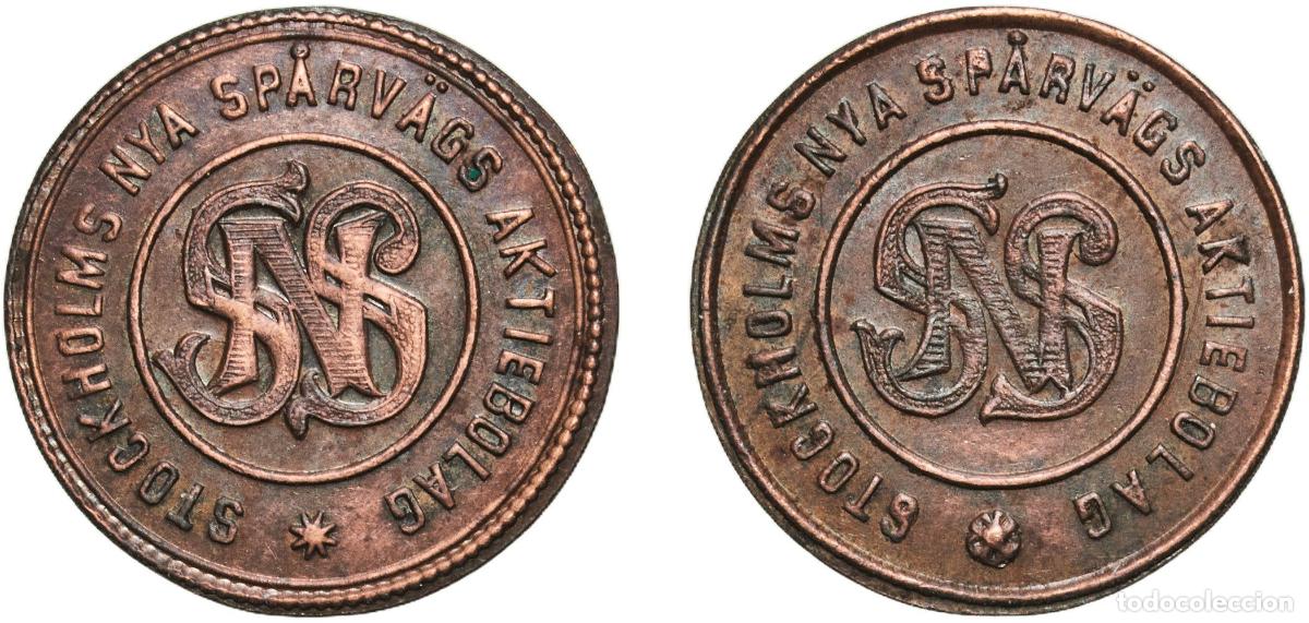 Monedas locales: Sweden ND Token - Stockholms Nya Sp&aring;rv&auml;gs Aktiebolag 1.11g AU TC 332264 WTTP 820KR