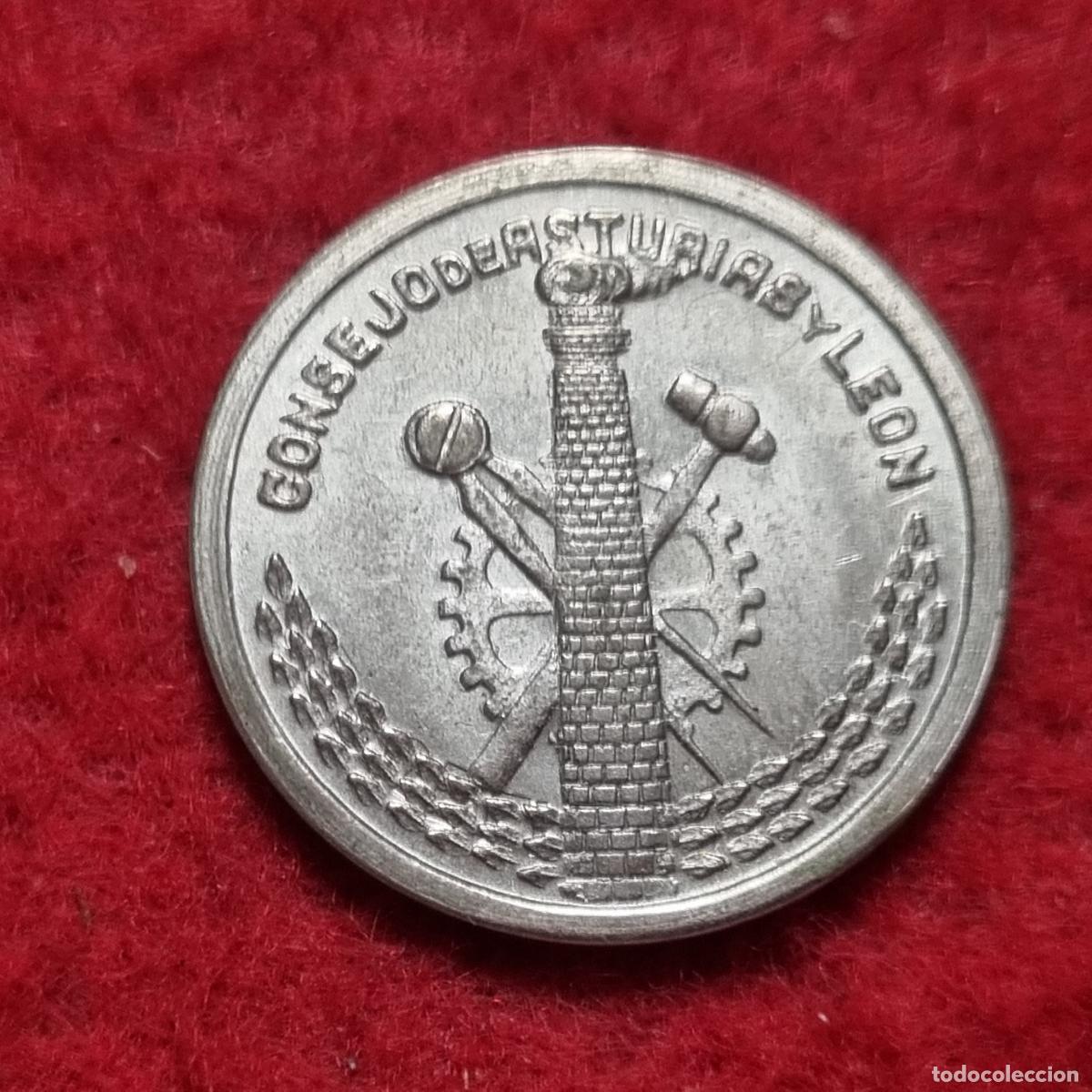 Monedas locales: MONEDA GUERRA CIVIL 50 CENTIMOS CONSEJO ASTURIAS Y LEON 1937 EBC ORIGINAL C39
