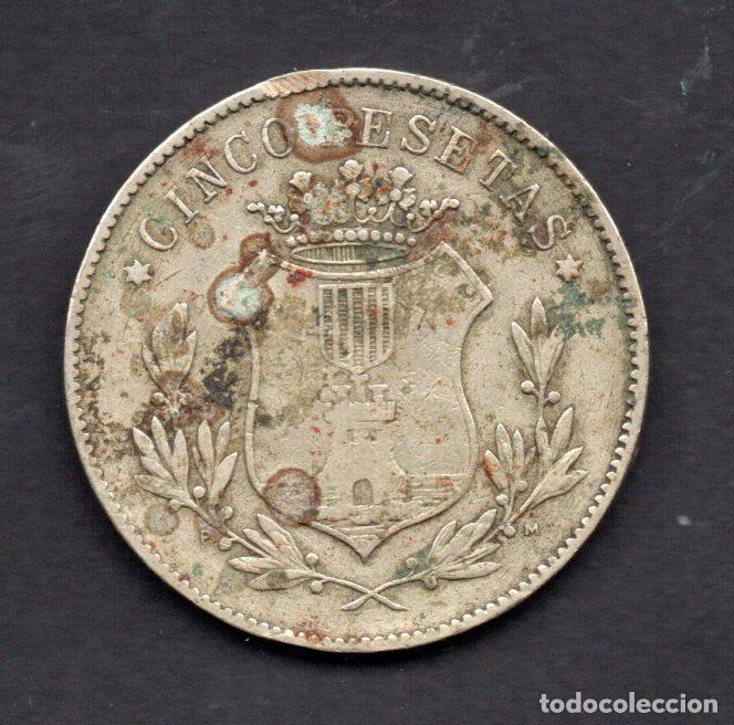 Monedas locales: FICHA de 5 PESETAS - CASINO de ALICANTE - A&Ntilde;OS 20