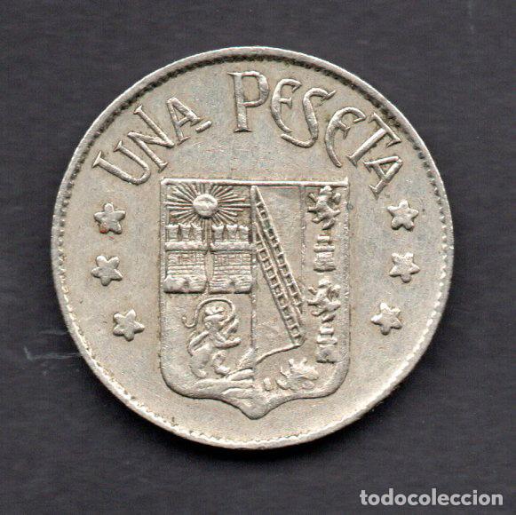 Monedas locales: FICHA DE CASINO A IDENTIFICAR - 1 PESETA - LOTE LOCALIZADO EN VALENCIA