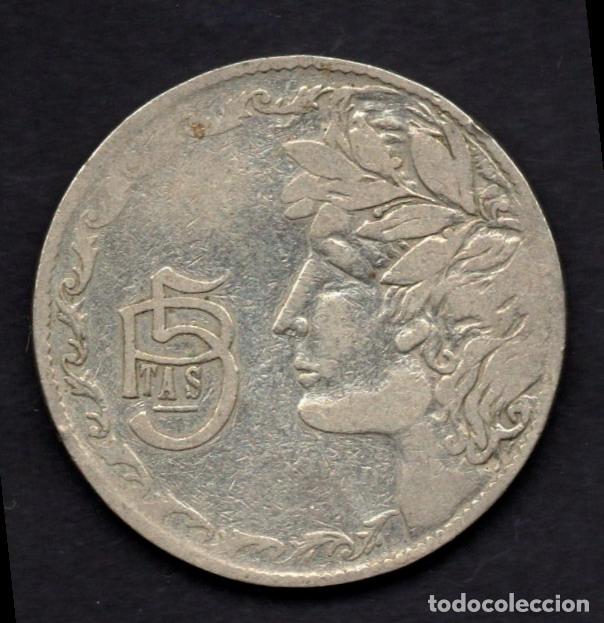 Monedas locales: FICHA DE CASINO A IDENTIFICAR - 5 PESETAS