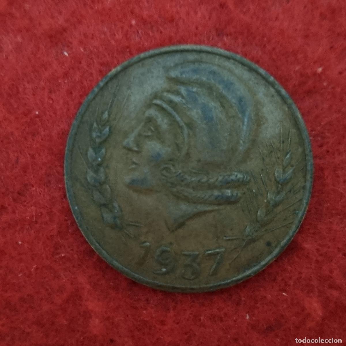Monedas locales: MONEDA LOCAL GUERRA CIVIL IBI ALICANTE 25 CENTIMOS 1937 CONSEJO MUNICIPAL MBC ORIGINAL C39