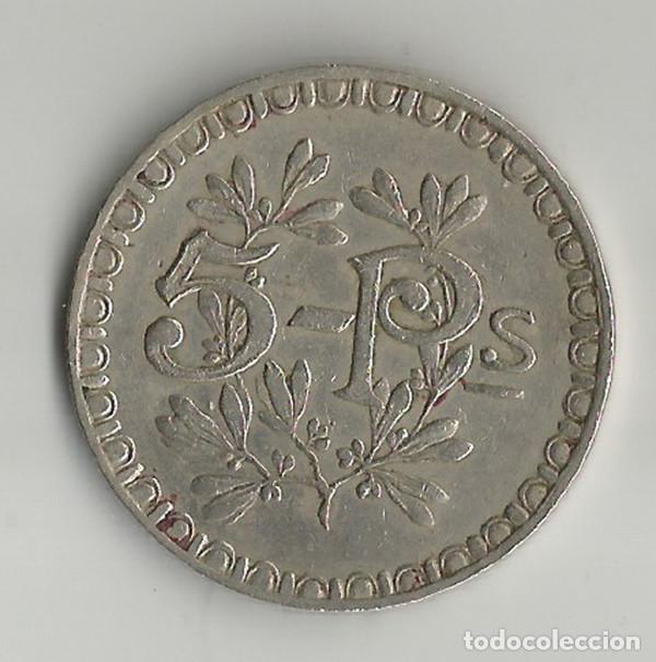 Monedas locales: FICHA CASINO - ESPA&Ntilde;A - ALFONSO XII - ALFONSO XIII - 5 PESETAS