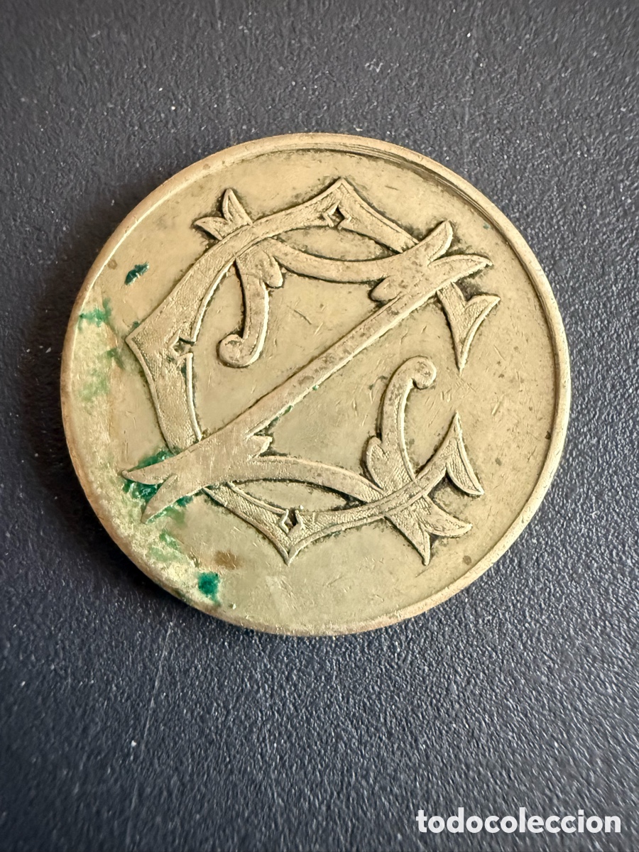 Monedas locales: Antigua Ficha Metal. 2 Pesetas. CASINO ZARAGOZA. ??