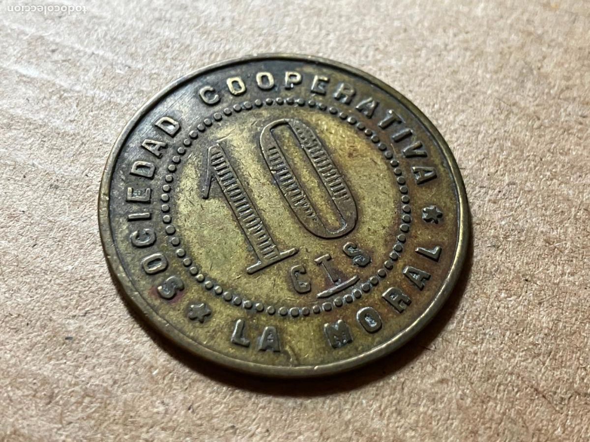 Monedas locales: Cooperativa La Moral Badalona - 10 c&eacute;ntimos