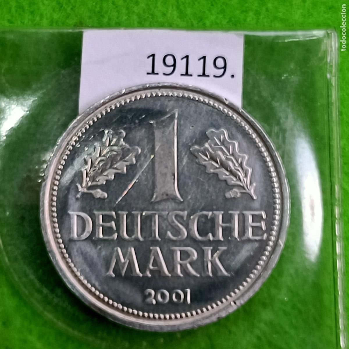 Monedas locales: ficha Alemania, Deutsche Mark, 2001, token, jet&oacute;n