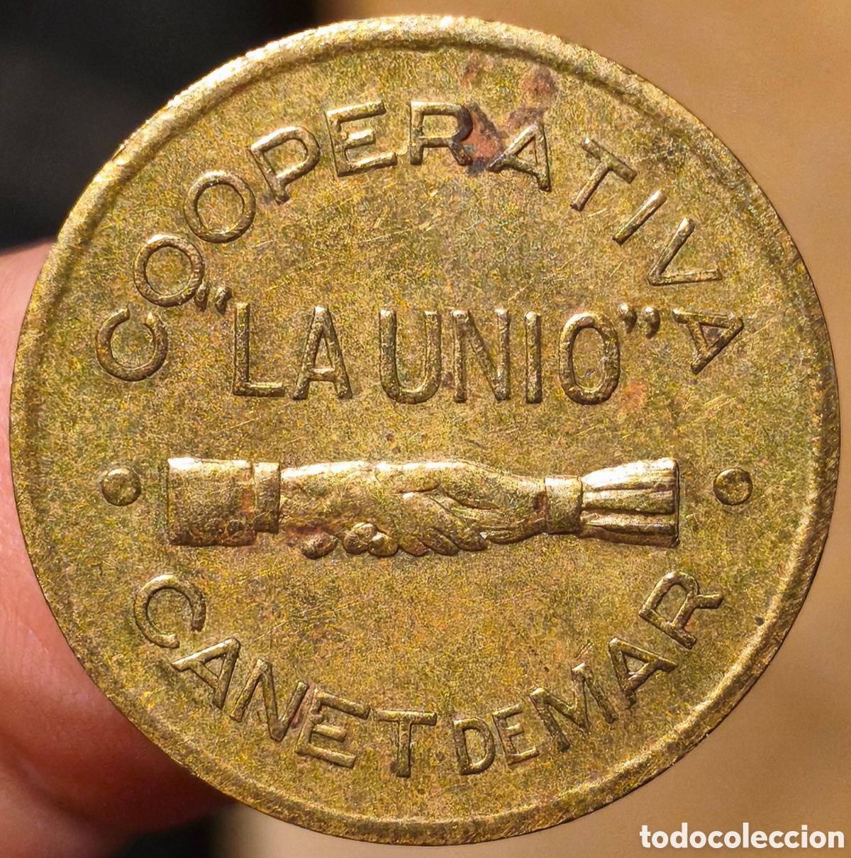Monedas locales: AL397 - Cooperativa La Uni&oacute; - Canet de Mar - 10 c&eacute;ntimos