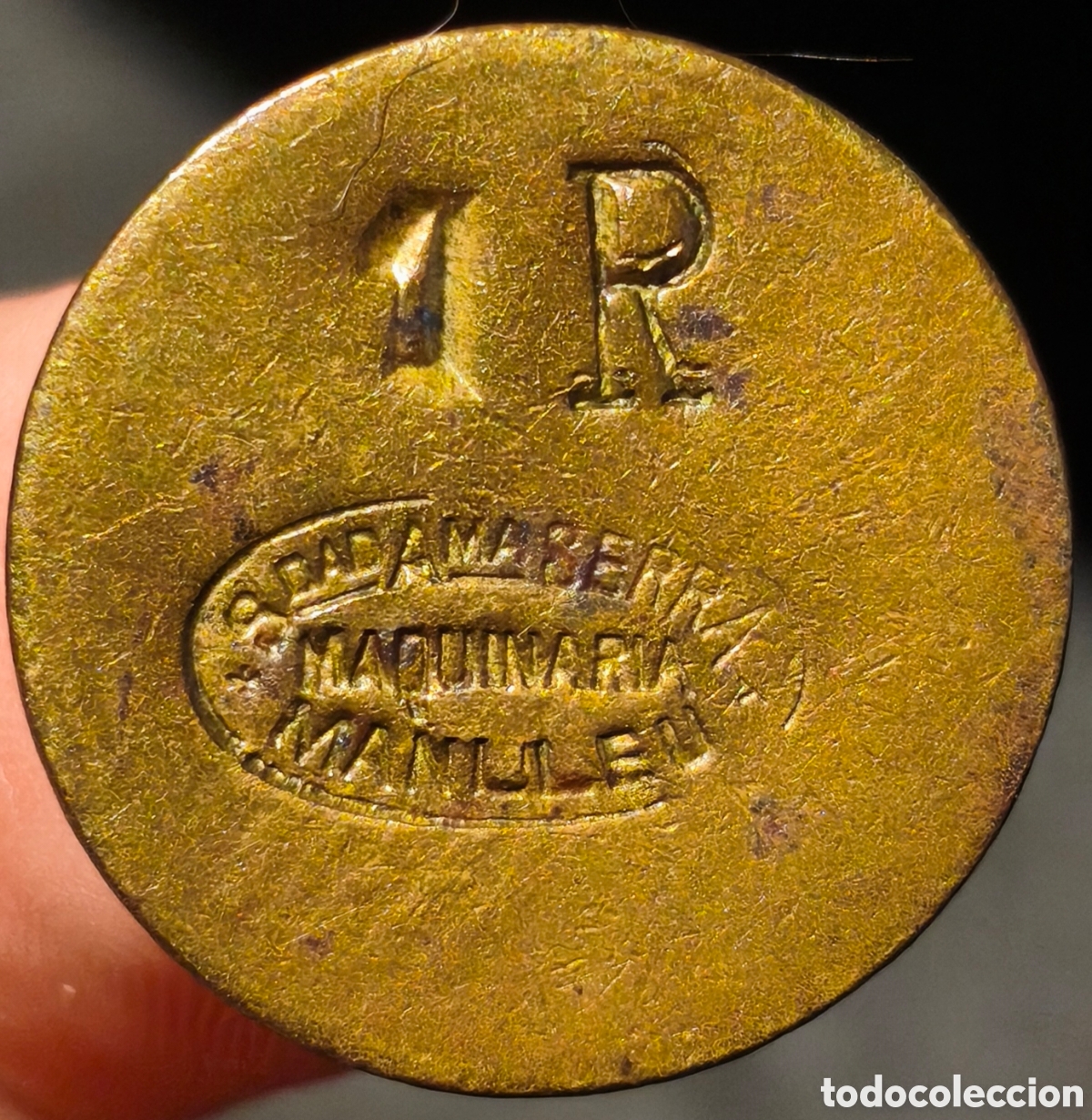 Monedas locales: AL2952 - Sociedad an&oacute;nima Serra - Manlleu - 1 real