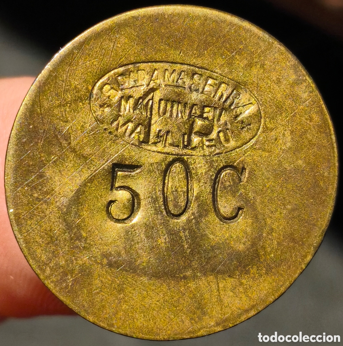 Monedas locales: AL2955v (AL NO CAT) - Sociedad an&oacute;nima Serra - Manlleu - 1 peseta