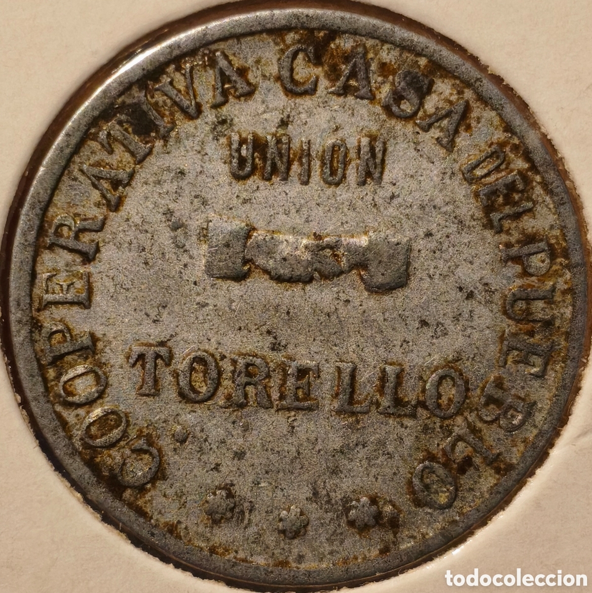 Monedas locales: AL3022 - Cooperativa Casa del Pueblo - Torell&oacute; (Barcelona) - 1 peseta