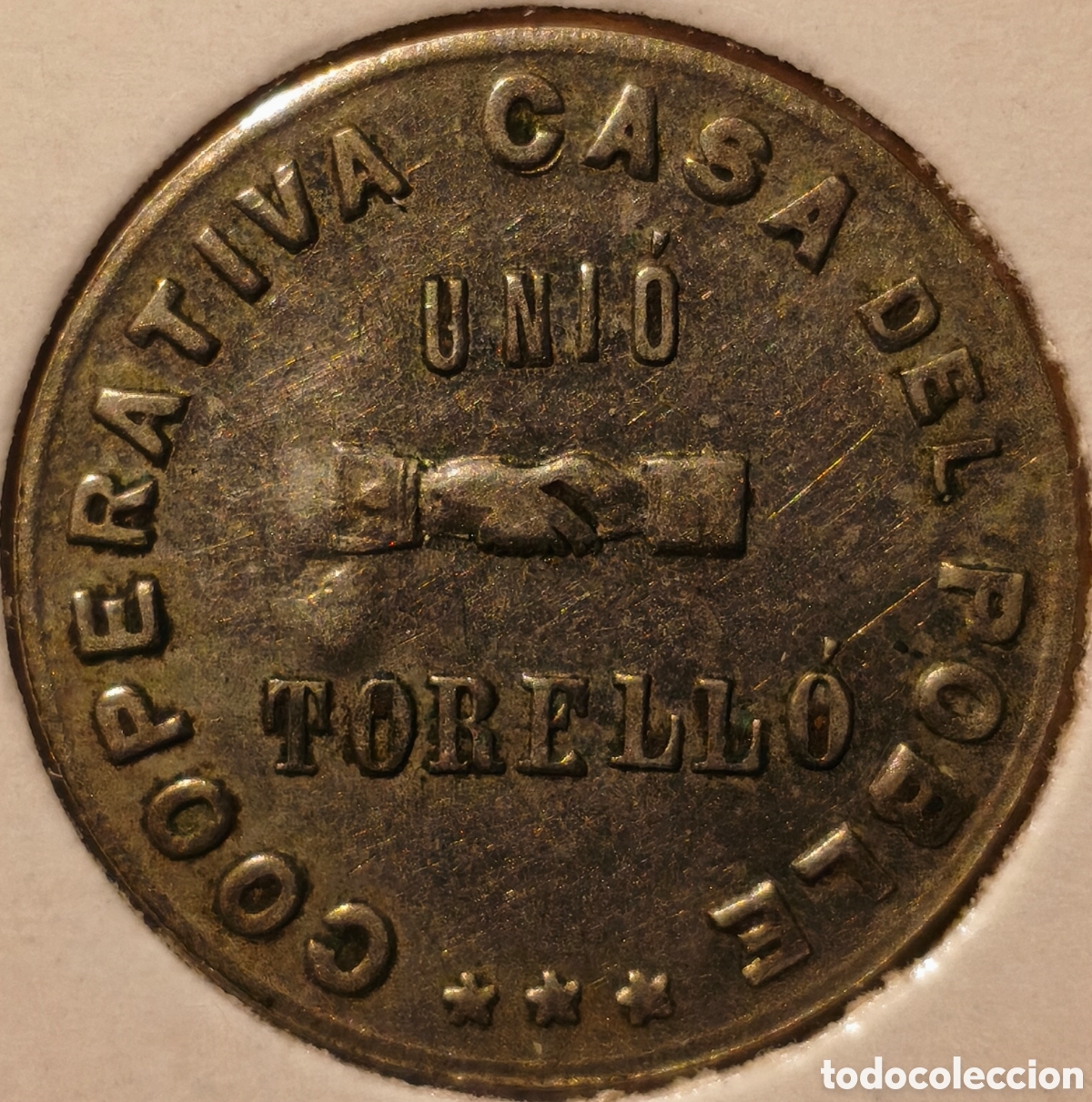 Monedas locales: AL3028v - Cooperativa Casa del Pueblo - Torell&oacute; (Barcelona) - 1 peseta