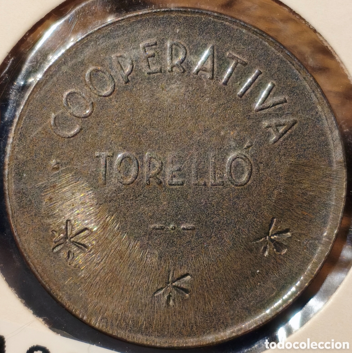 Monedas locales: AL3030v - Cooperativa Casa del Pueblo - Torell&oacute; (Barcelona) - 5 pesetas