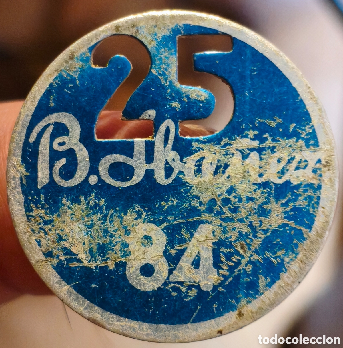 Monedas locales: BORNE - Ficha de B. Ib&aacute;&ntilde;ez - 25 pesetas