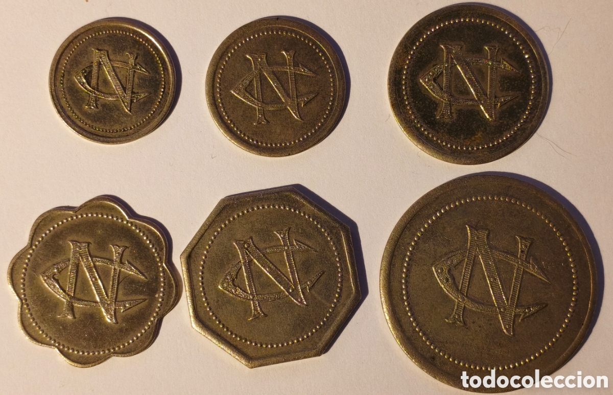 Monedas locales: CAS CN1-5 Fichas de casino - Ubicaci&oacute;n desconocida