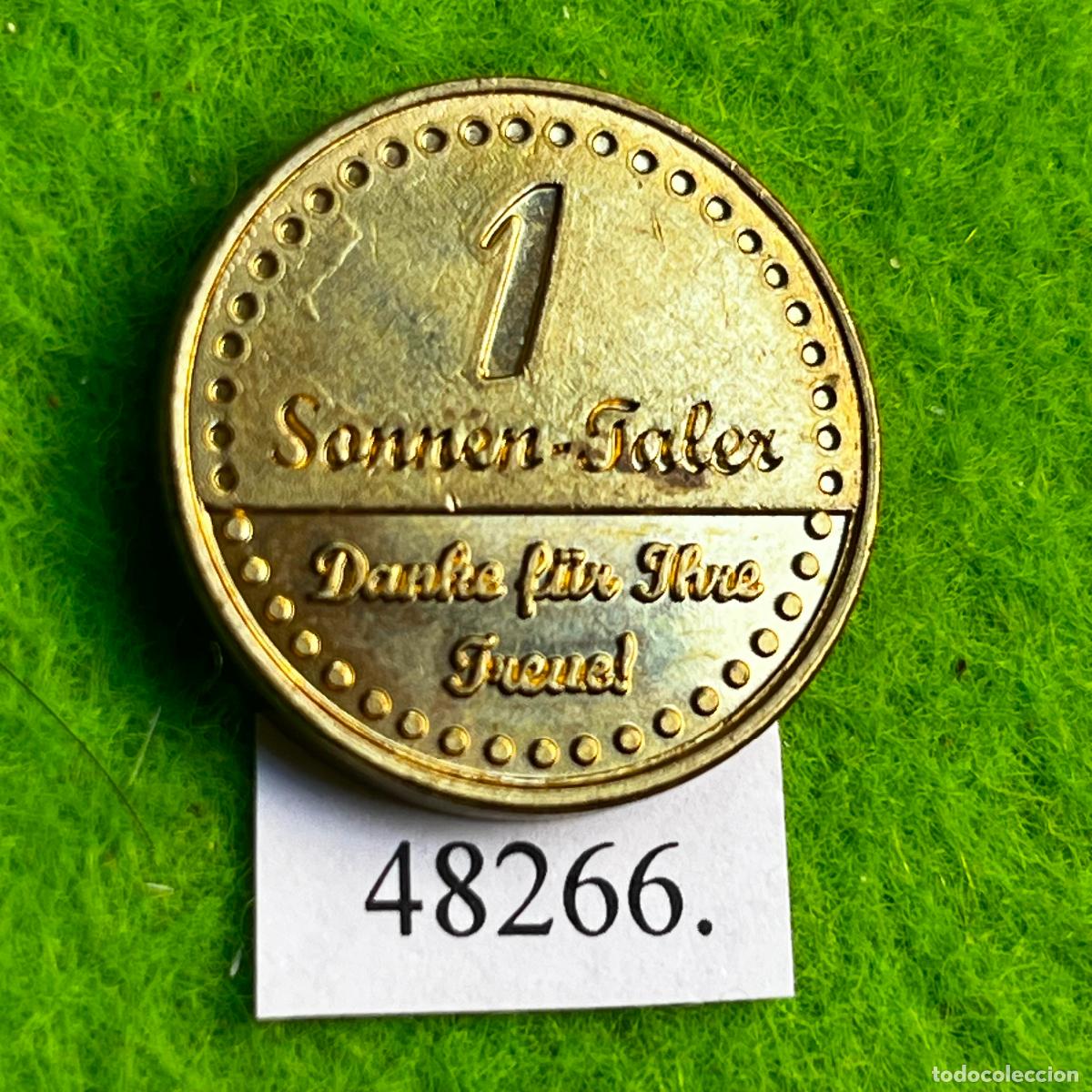 Monete locali: Ficha Alemania, Haiger, Apotheke Farmacia del Sol, Token, jet&oacute;n