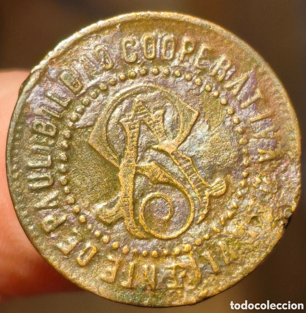 Monedas locales: PV638 - Cooperativa de San Vicente de Paul - Bilbao - 5 c&eacute;ntimos