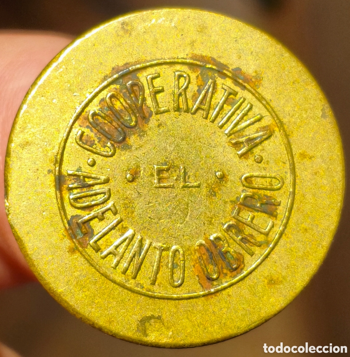 Monedas locales: AL842 - Cooperativa El Adelanto Obrero (Barcelona) - 5 c&eacute;ntimos