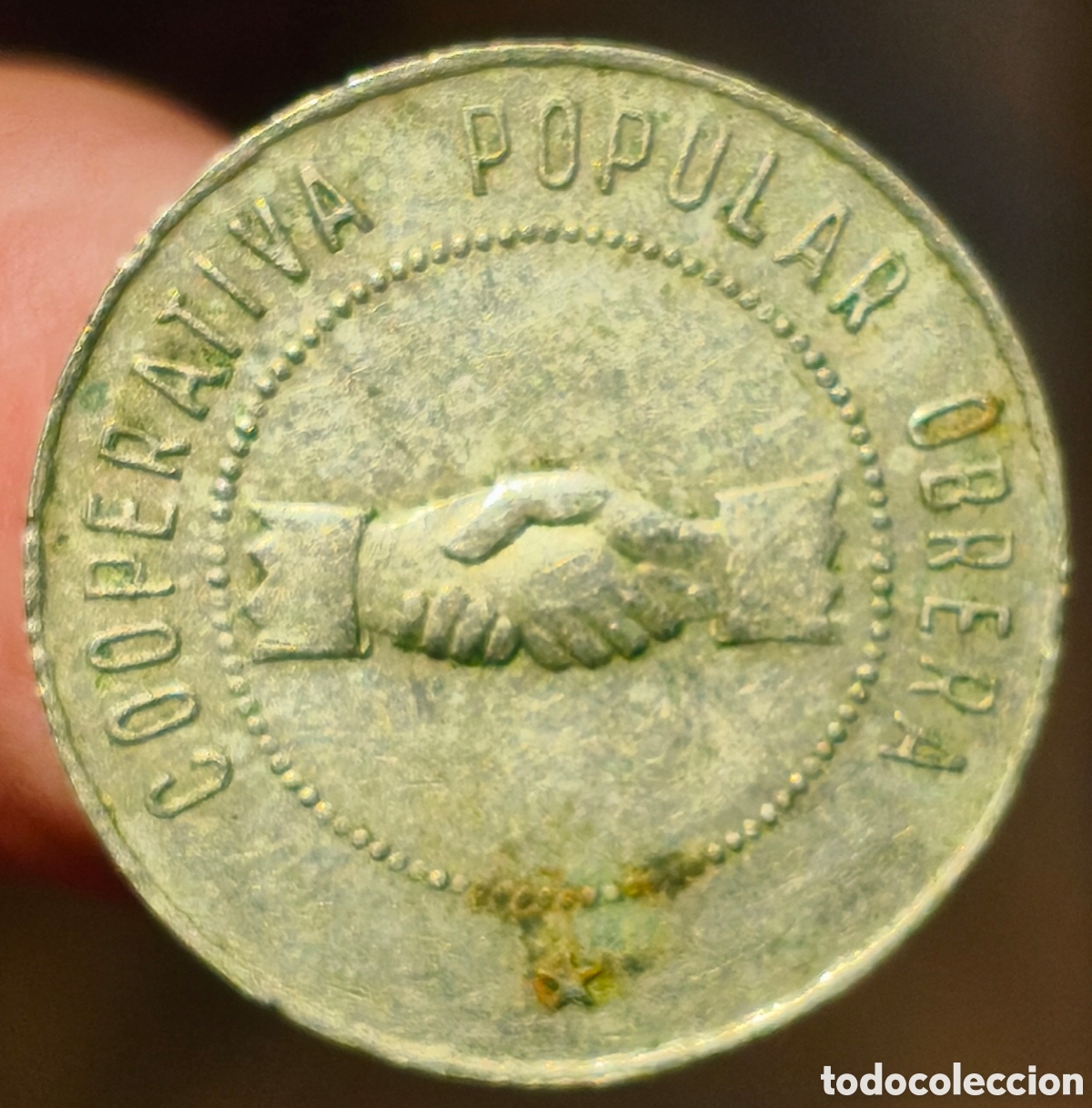 Monedas locales: AL2948 - Cooperativa Popular Obrera - Manlleu - 1 peseta