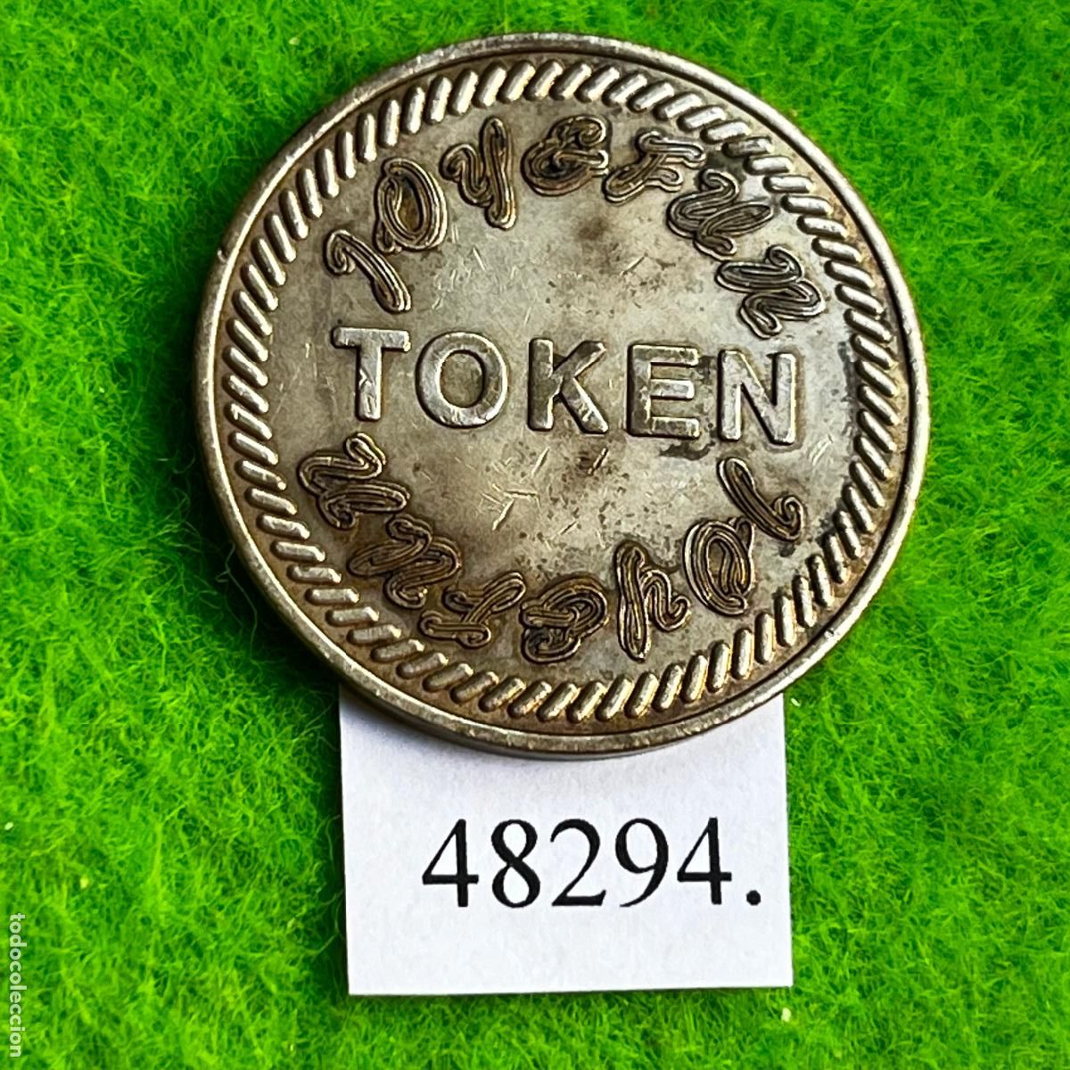 Monedas locales: ficha Joy & Fun, juegos recreativos, token, jet&oacute;n