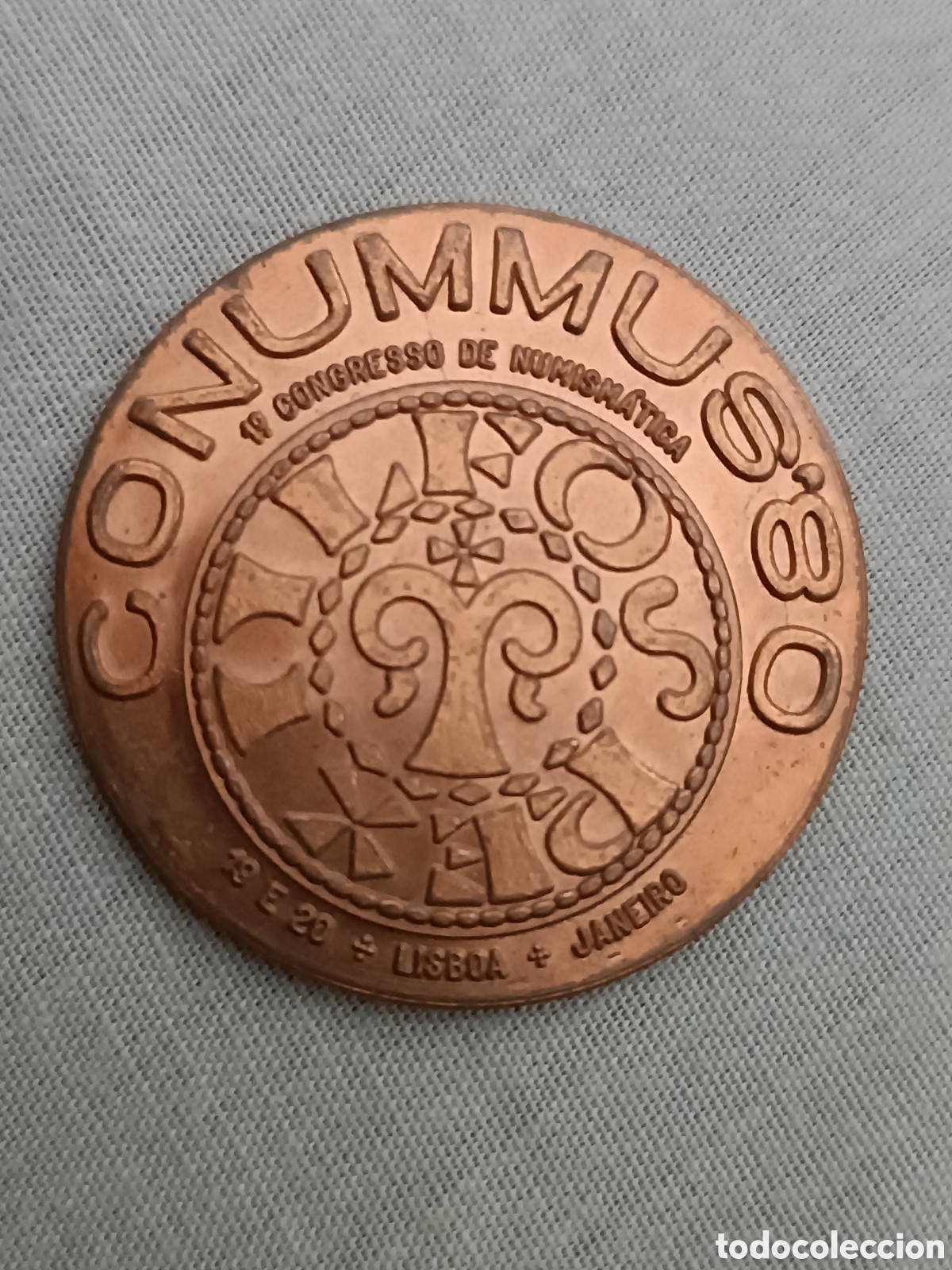 Monedas locales: Ficha conummus 1980 vale un saco LISBOA