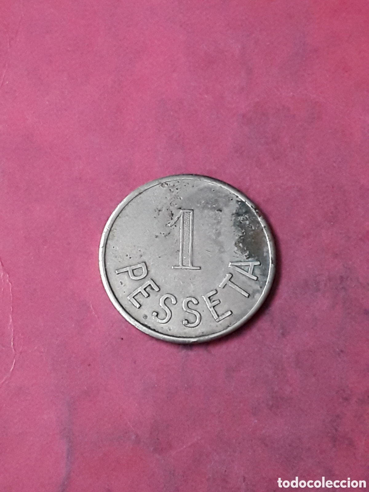 Monedas locales: 1 PESETA HIPOLITO DE VOLTREGA.FICHA UNION DE COOPERATIVAS