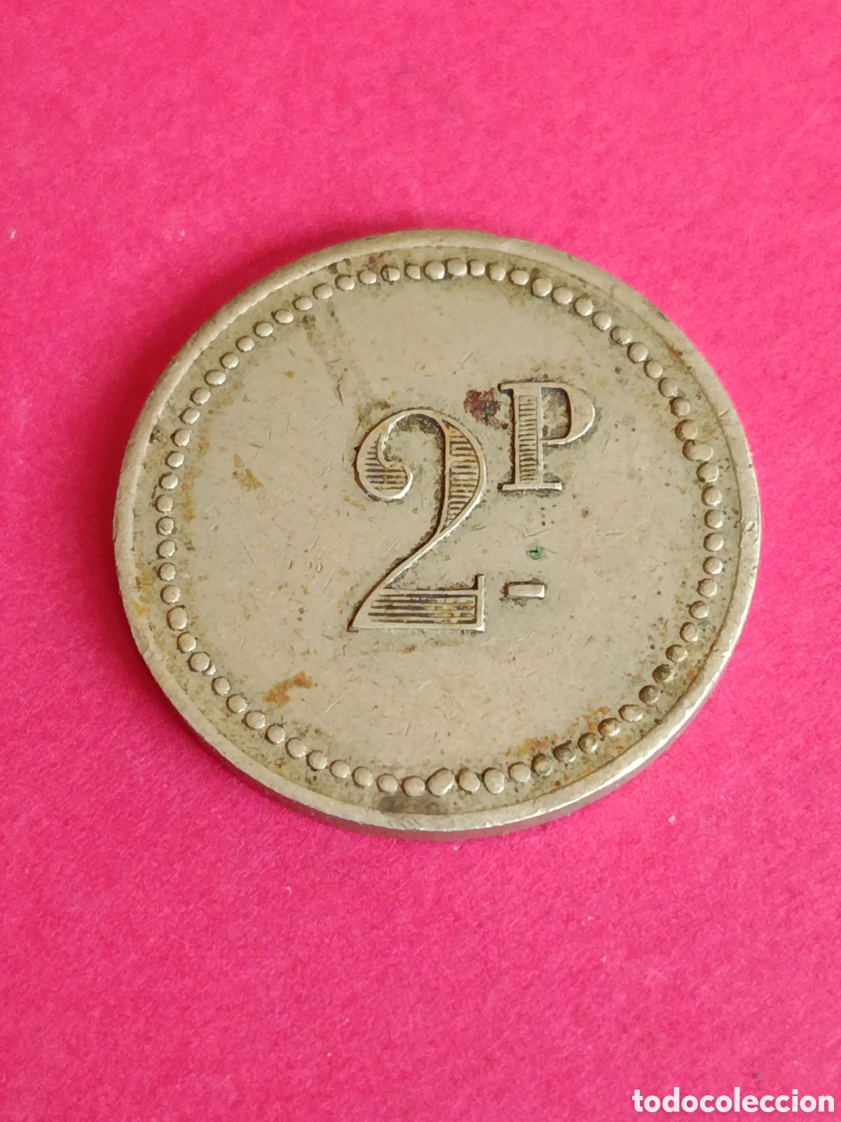 Monedas locales: ANTIGUA FICHA DE CASINO O CONSUMO. 2,8 CM.