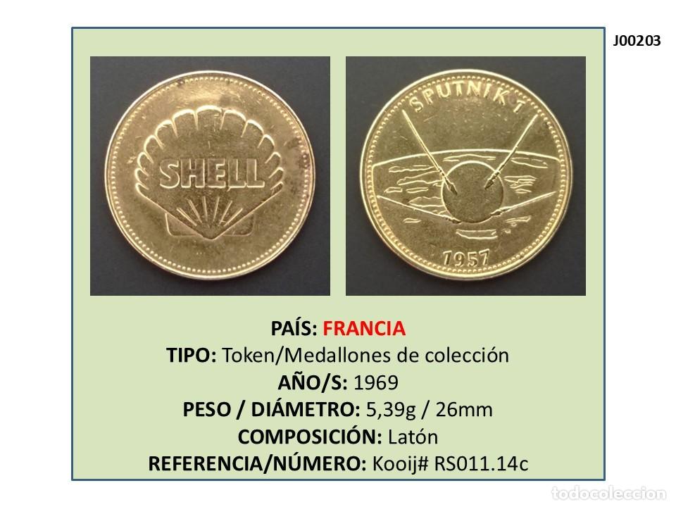 Monedas locales: TOKEN SHELL (SPUTNIK 1 1957) (FRANCIA)