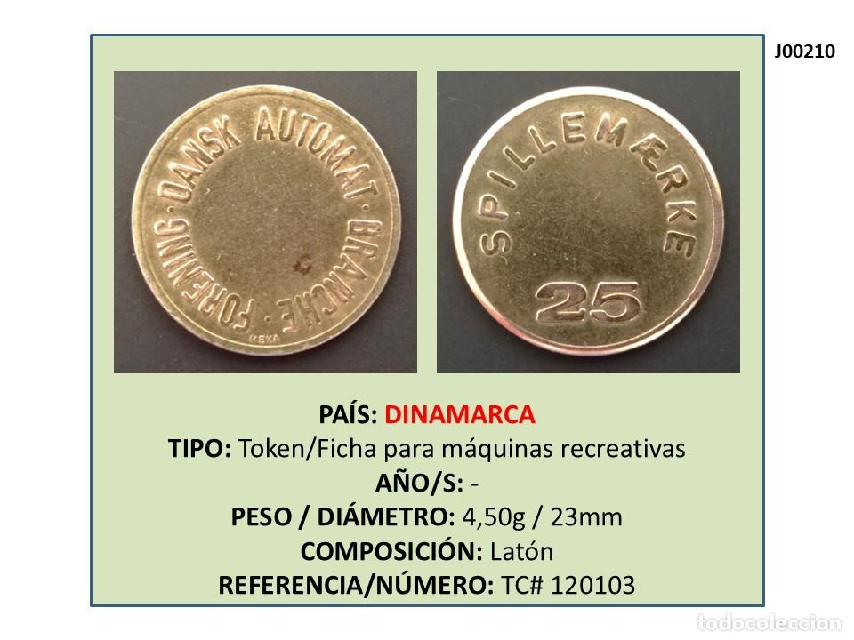 Monedas locales: TOKEN DANSK AUTOMAT BRANCHE FORENING (DINAMARCA)