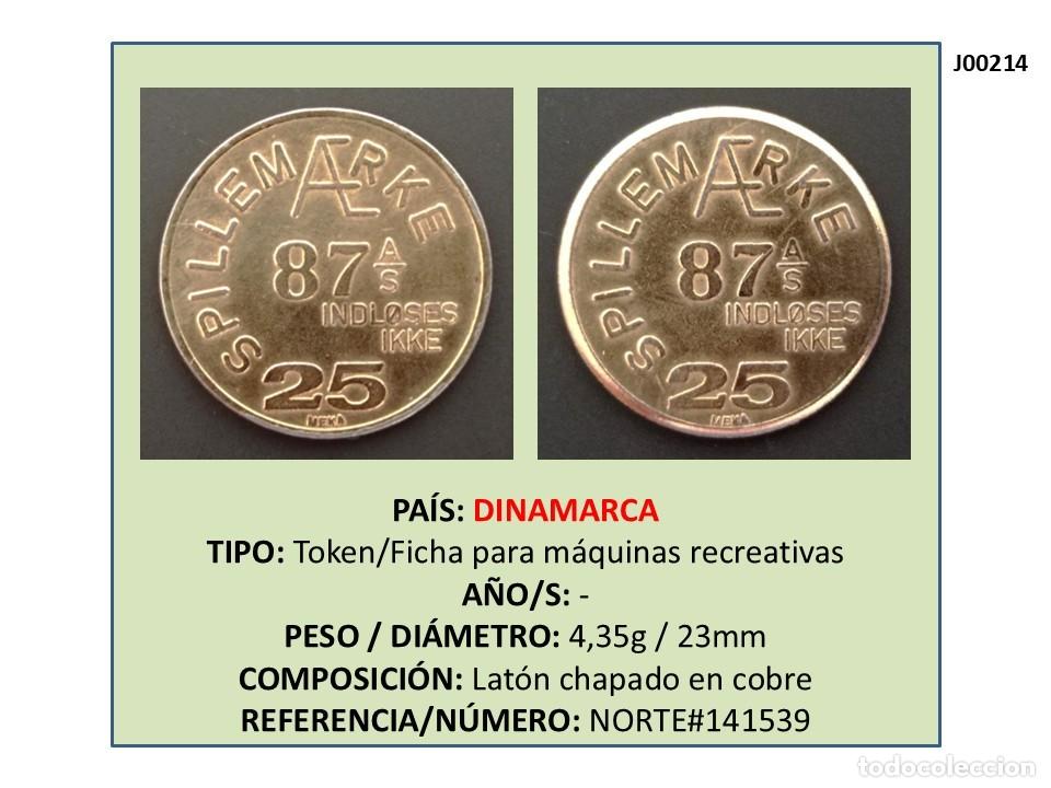 Monedas locales: TOKEN INDL&Oslash;SES IKKE 87 A/S (DINAMARCA)