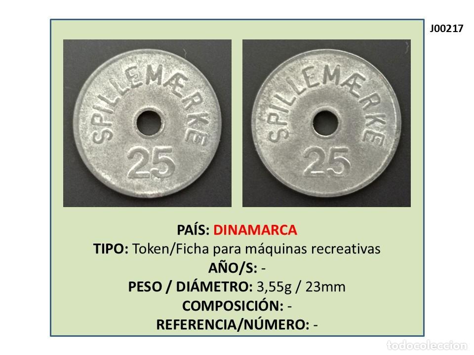 Monedas locales: TOKEN SPILLEMAERKE 25 (DINAMARCA)